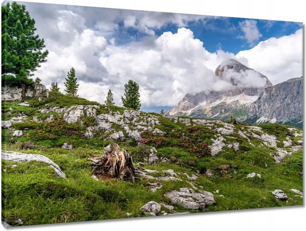 Vászonkép 90x60 Hegyi kilátás Tájkép