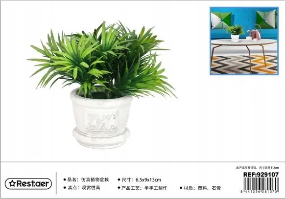 Műnövény kaspó 13CM Kiváló minőség