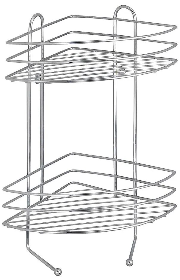 WENKO 15498100 - EXCLUSIVE sarokpolc 23x30,5 cm fényes króm