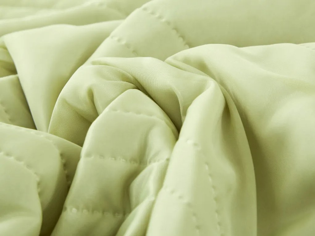 Hűsítő nyári paplan CELIA, zöld Méret: 200 x 220 cm