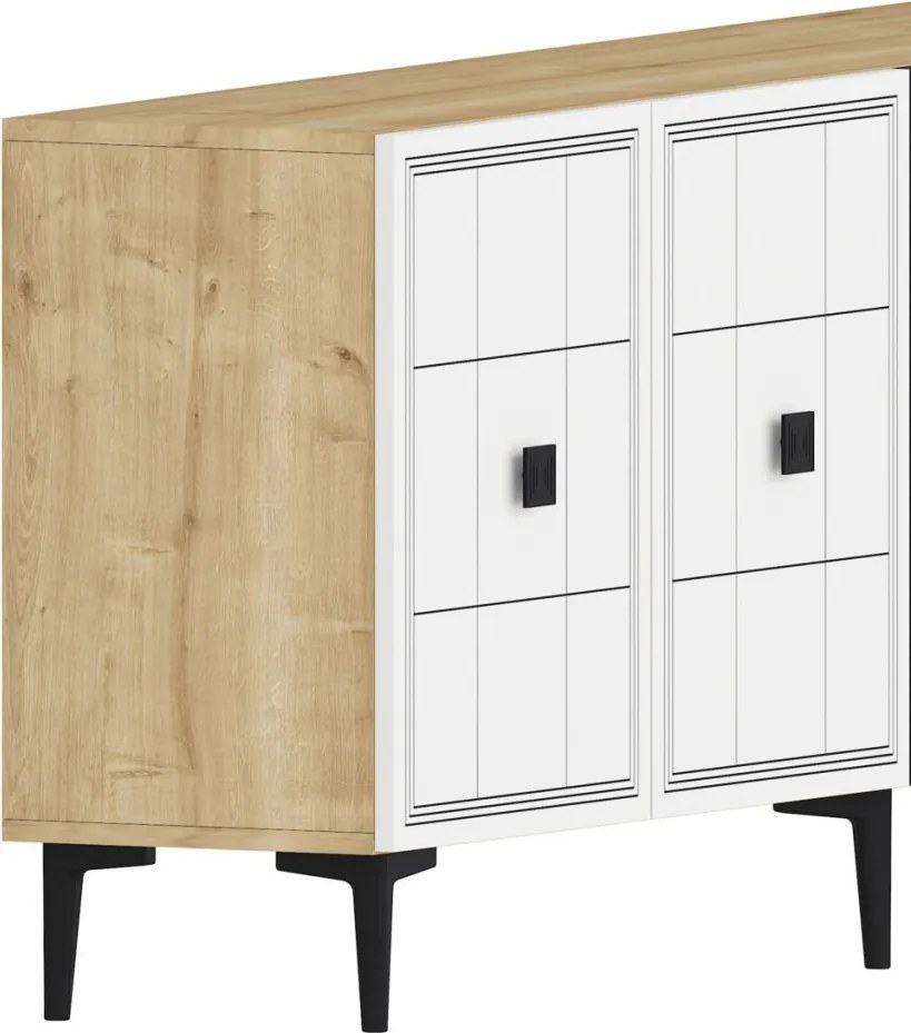 Yuka 180 - Sapphire Oak, White