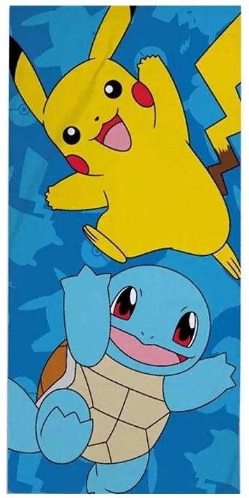 Pokémon Blue fürdőlepedő, strand törölköző 70x140cm