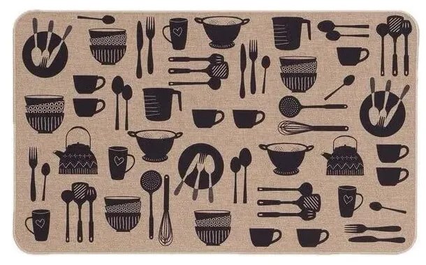 Lábtörlő 45x75 cm Kitchen – douceur d'intérieur