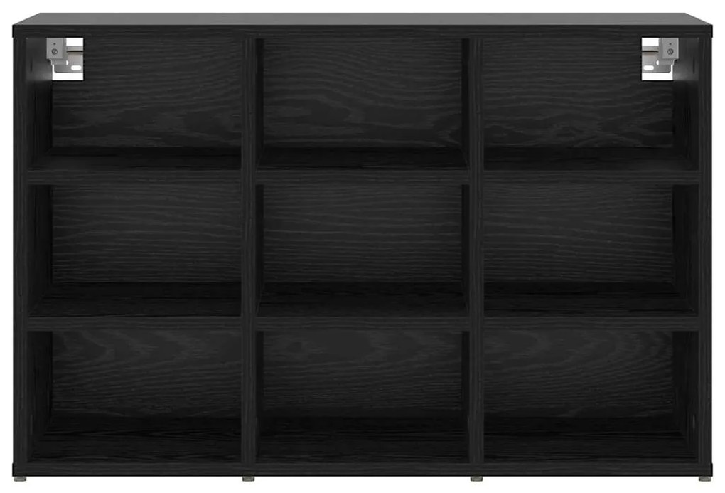 Cipősszekrény polcokkal Musta tammi 77.5 x 30 x 51 cm Faanyag