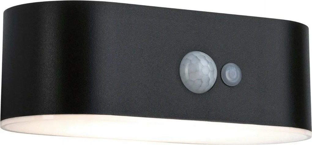 Paulmann Adya napelemes kültéri Led lámpa, mozgásérzékelővel, IP44, fekete