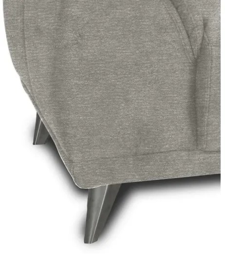 Kétszemélyes LIVORNO kanapé, szürke színű