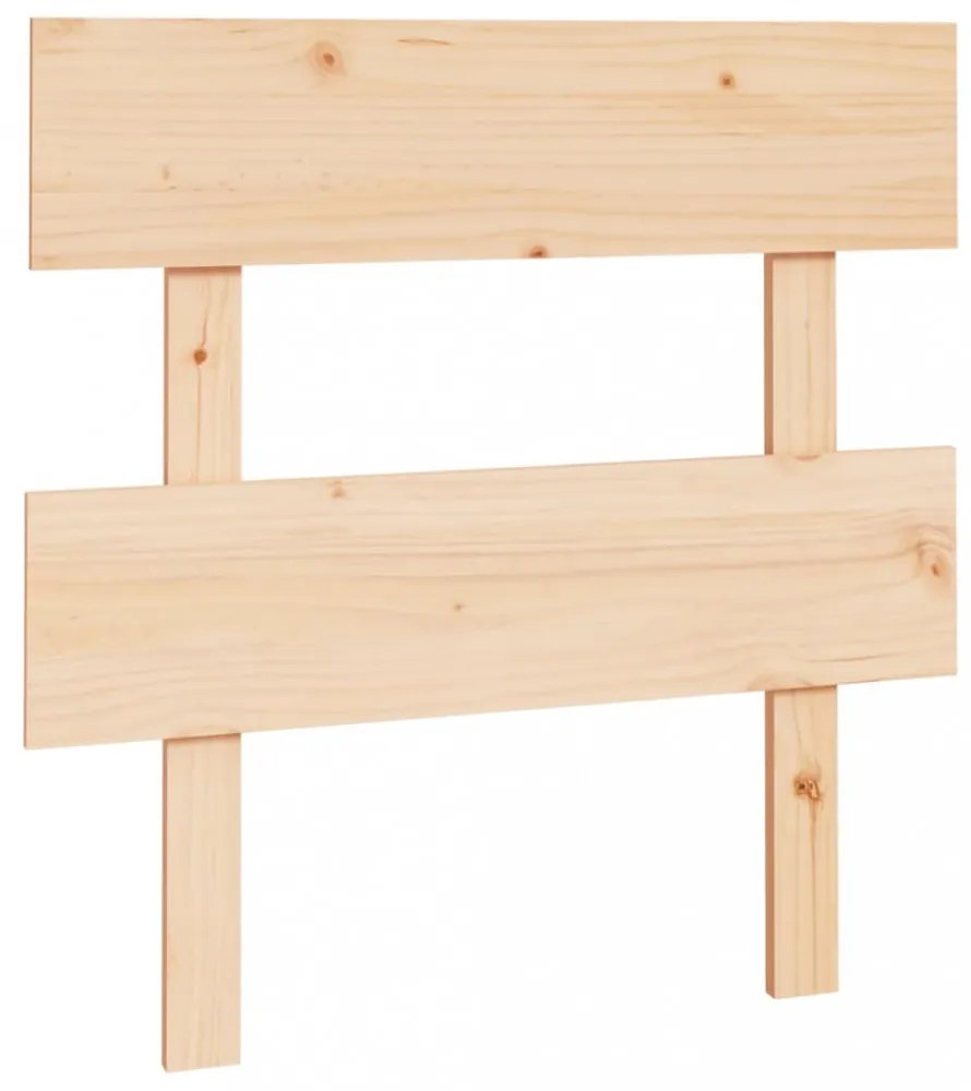 tömör fenyőfa ágyfejtámla 78,5x3x81 cm