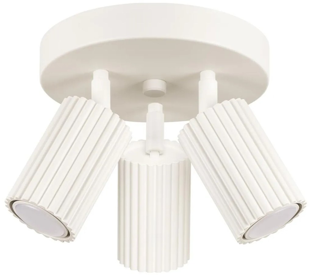 Sollux SL.1601 - Spotlámpa KARBON 3xGU10/10W/230V krémes