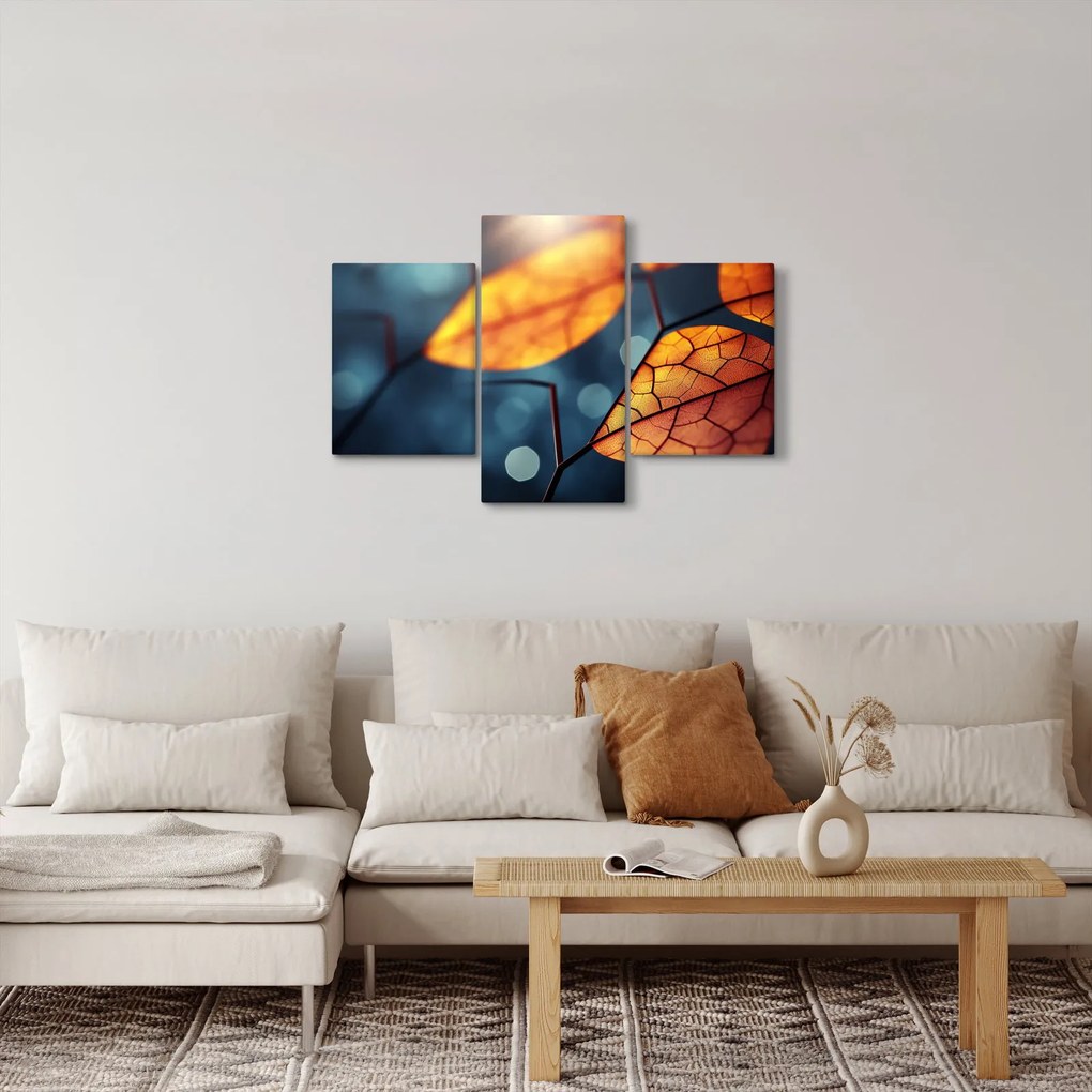 Kép - A levelek textúrája (90x60 cm)
