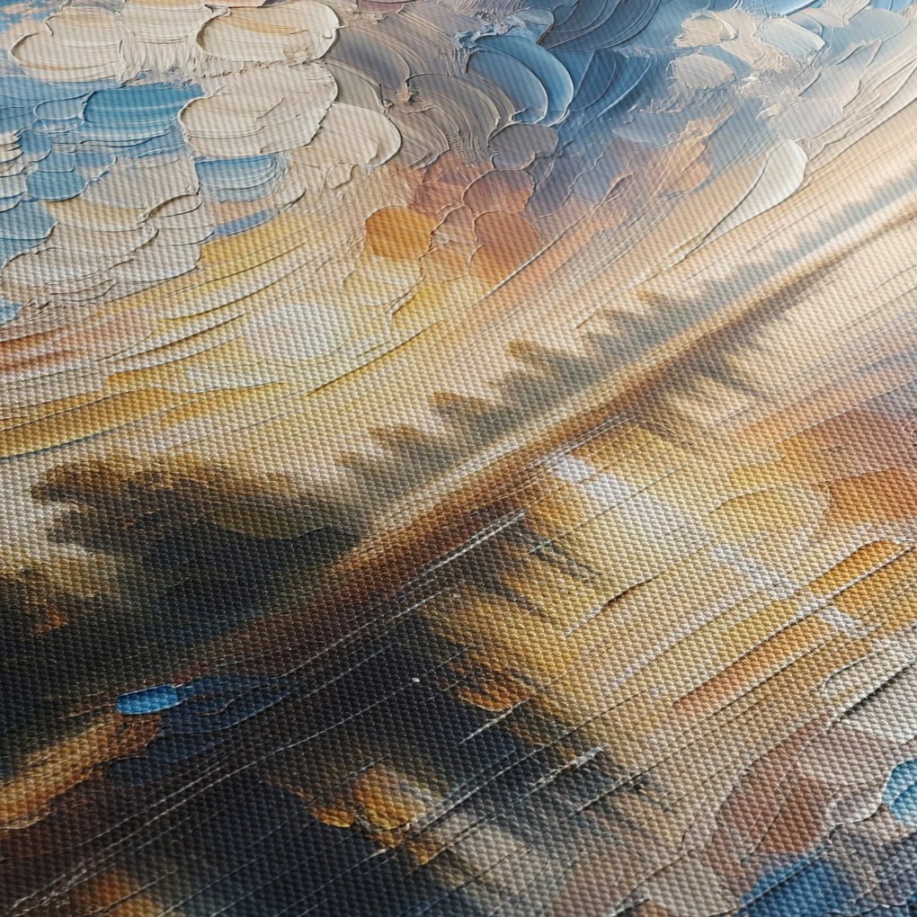 Kép - Napfestmény a víz felett (70x50 cm)