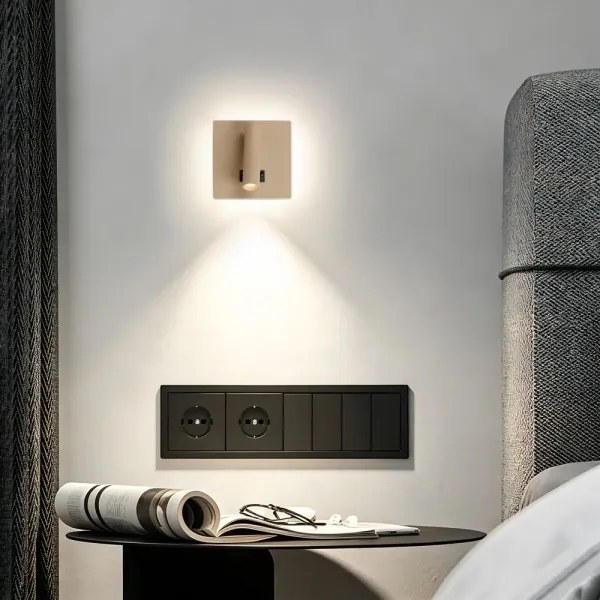 BRILAGI - LED fali spotlámpa ZAYA DOUBLE LED/8W/230V + LED/3W bézs