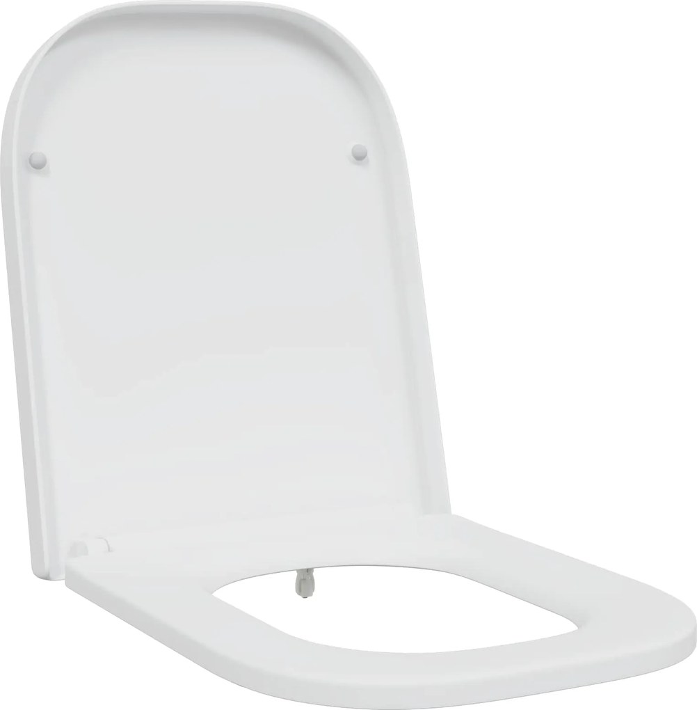 vidaXL WC ülőke Fehér 47,5 x 35 x 3,6 cm Duroplast