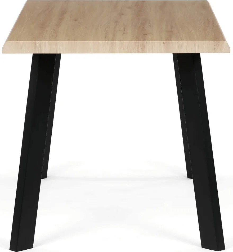 Étkezőasztal 140 × 80 cm MDF vad tölgy HT-F4514 OAK