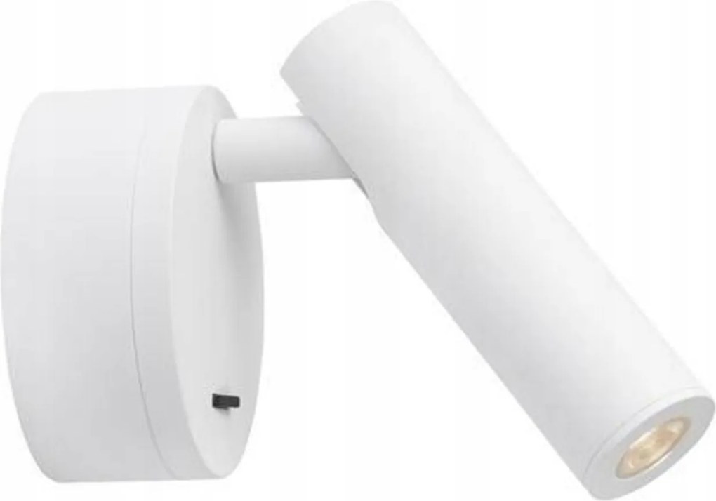 Nova Luce spotlámpa Clip fehér alumínium Led Philips 3W kapcsoló a testen 3