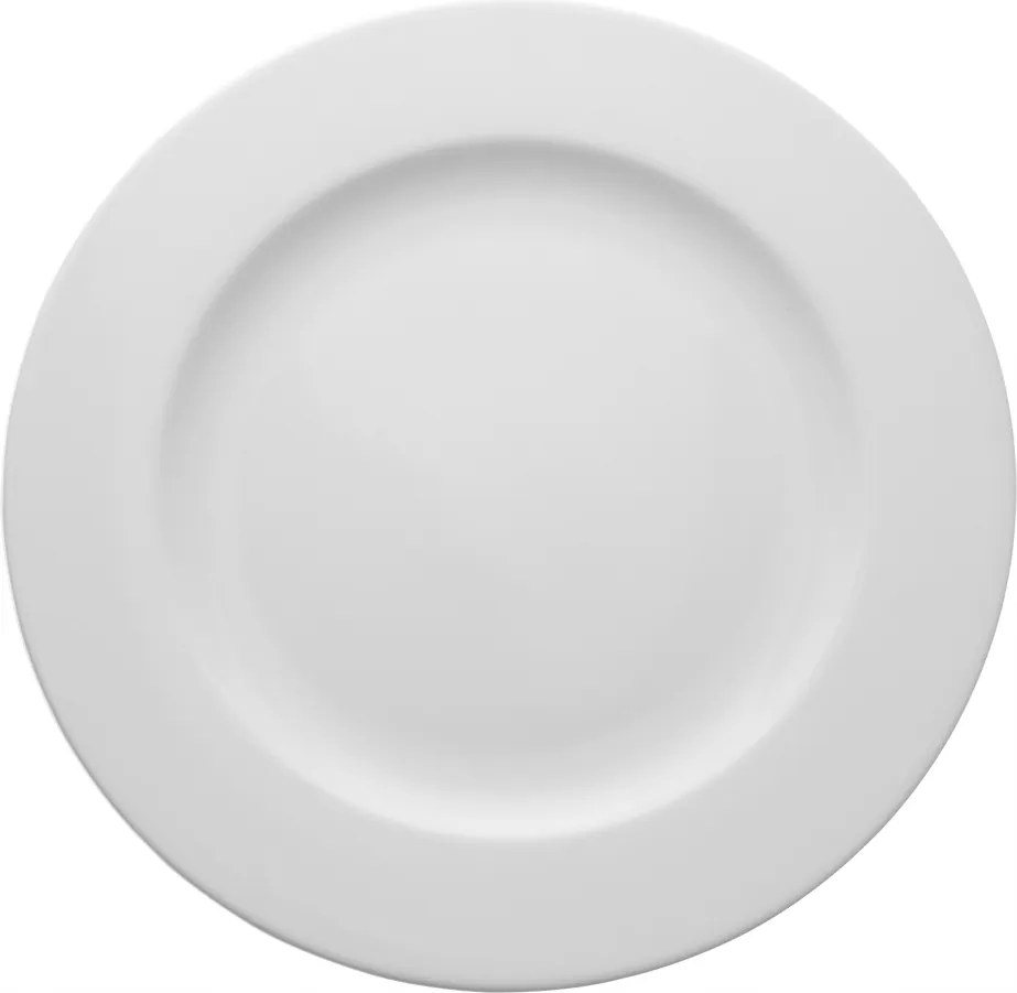 Lubiana Roma Ebédlő Tányér Csempe 1 db Kerek Fehér Porcelán 26 cm
