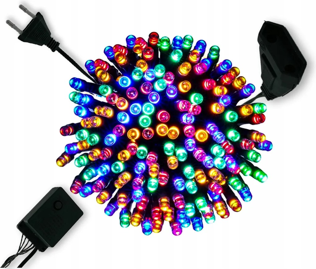 Karácsonyfa Lámpák 300 Led Multikolor Be/ki programozóval