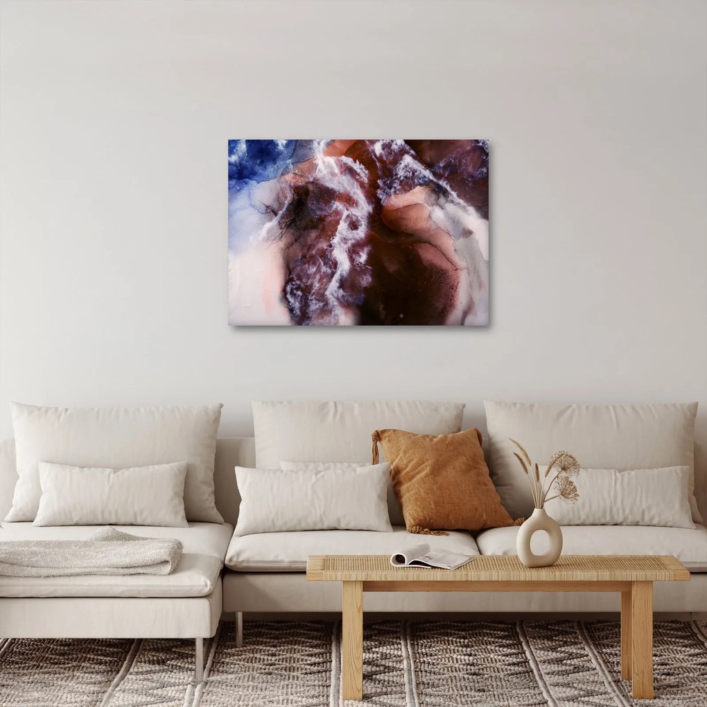 Kép - Lila márvány N⁰3 (70x50 cm)