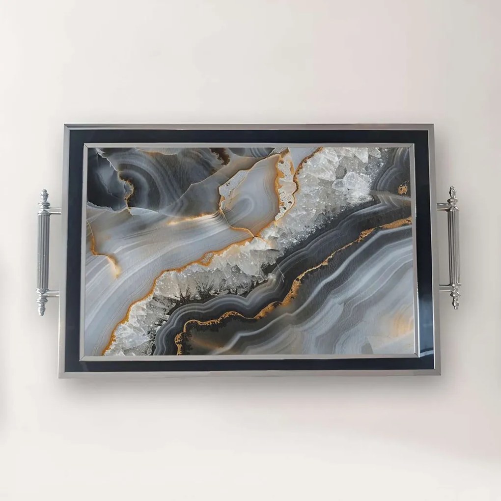 Üveg tálca, 38×24 cm – TPG10047