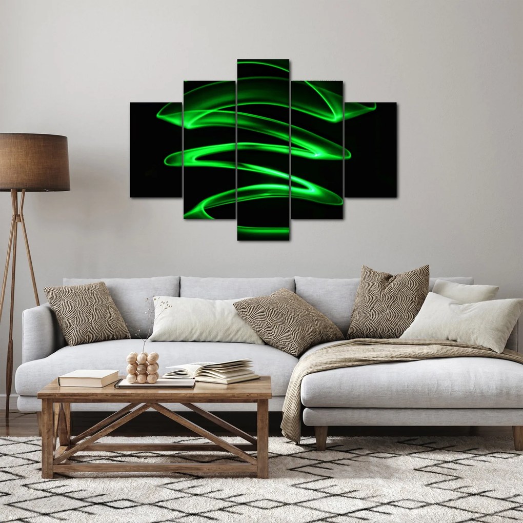 Kép - neonhullámok (150x105 cm)