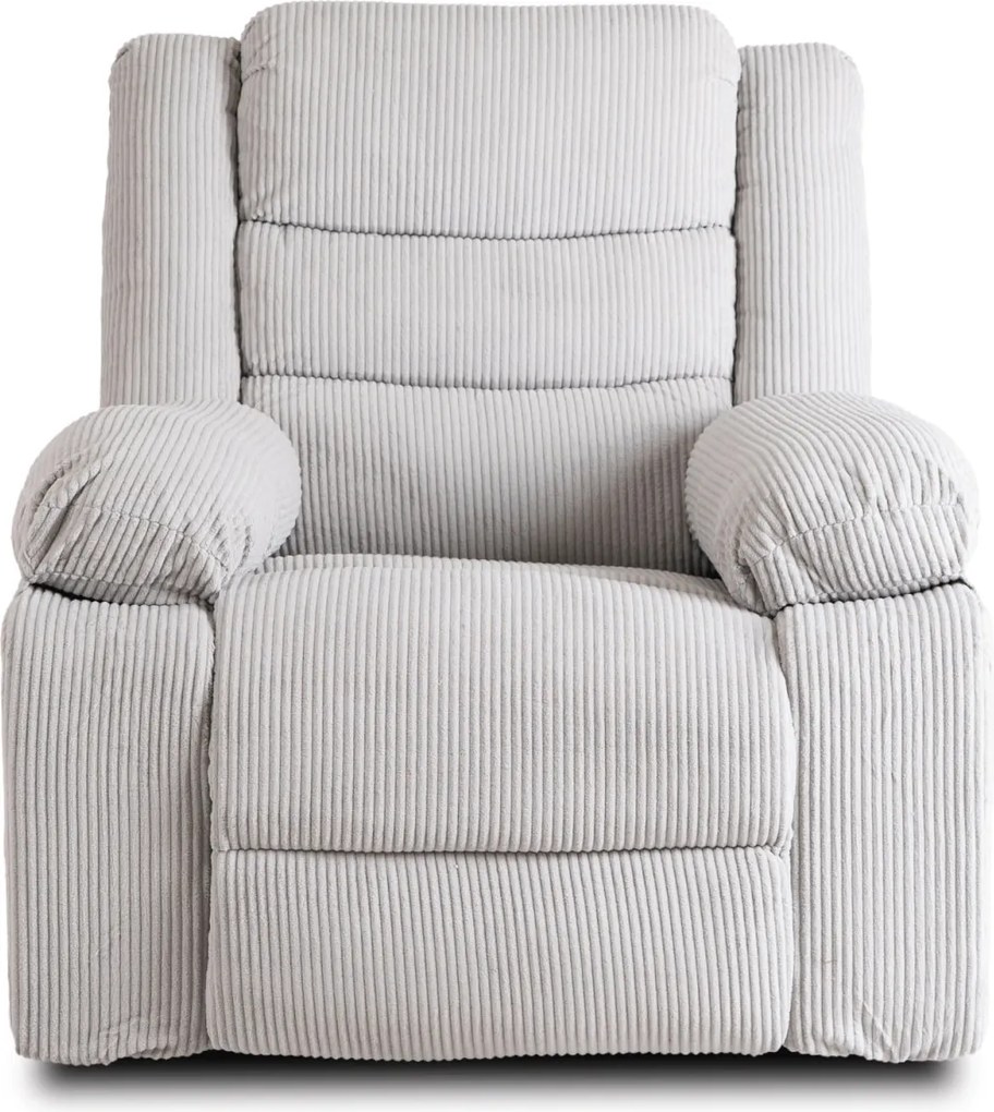 Dönthető fotel szürke kordbársony, ARTURO