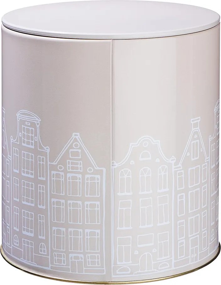 COOKIE JAR fém tárolódoboz, Amsterdam Ø13,5 cm