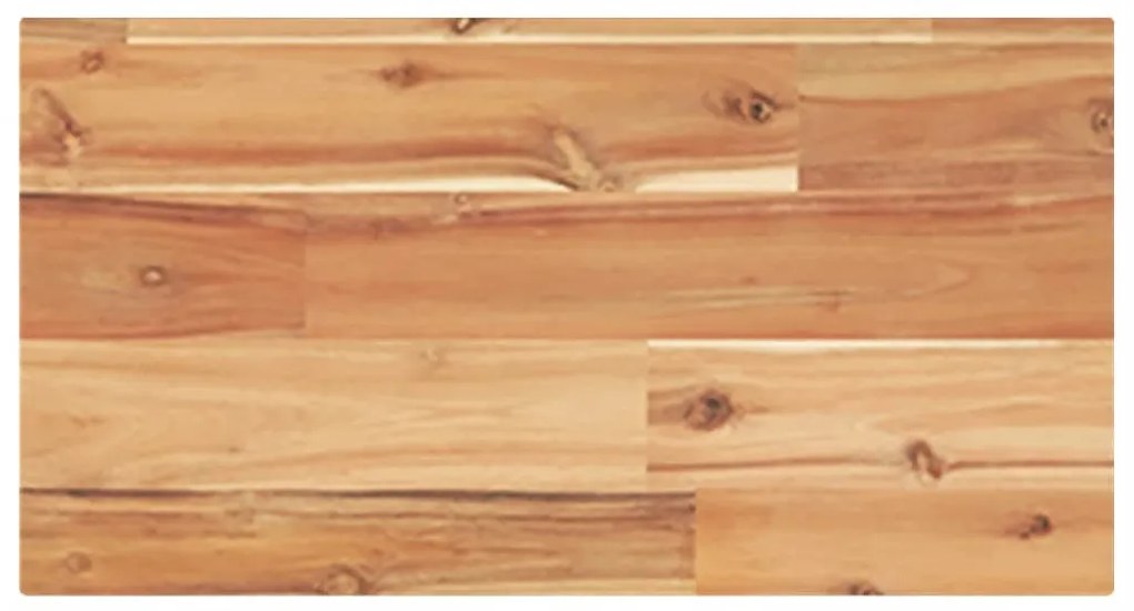 4 db olajbevonatú tömör akácfa függőpolc 40 x 20 x 2 cm