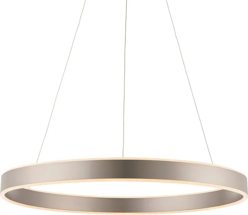 ENDON 80572 GENTOR Modern Led Függesztett Lámpa Nikkel, Fagyasztott Üveg LED IP20