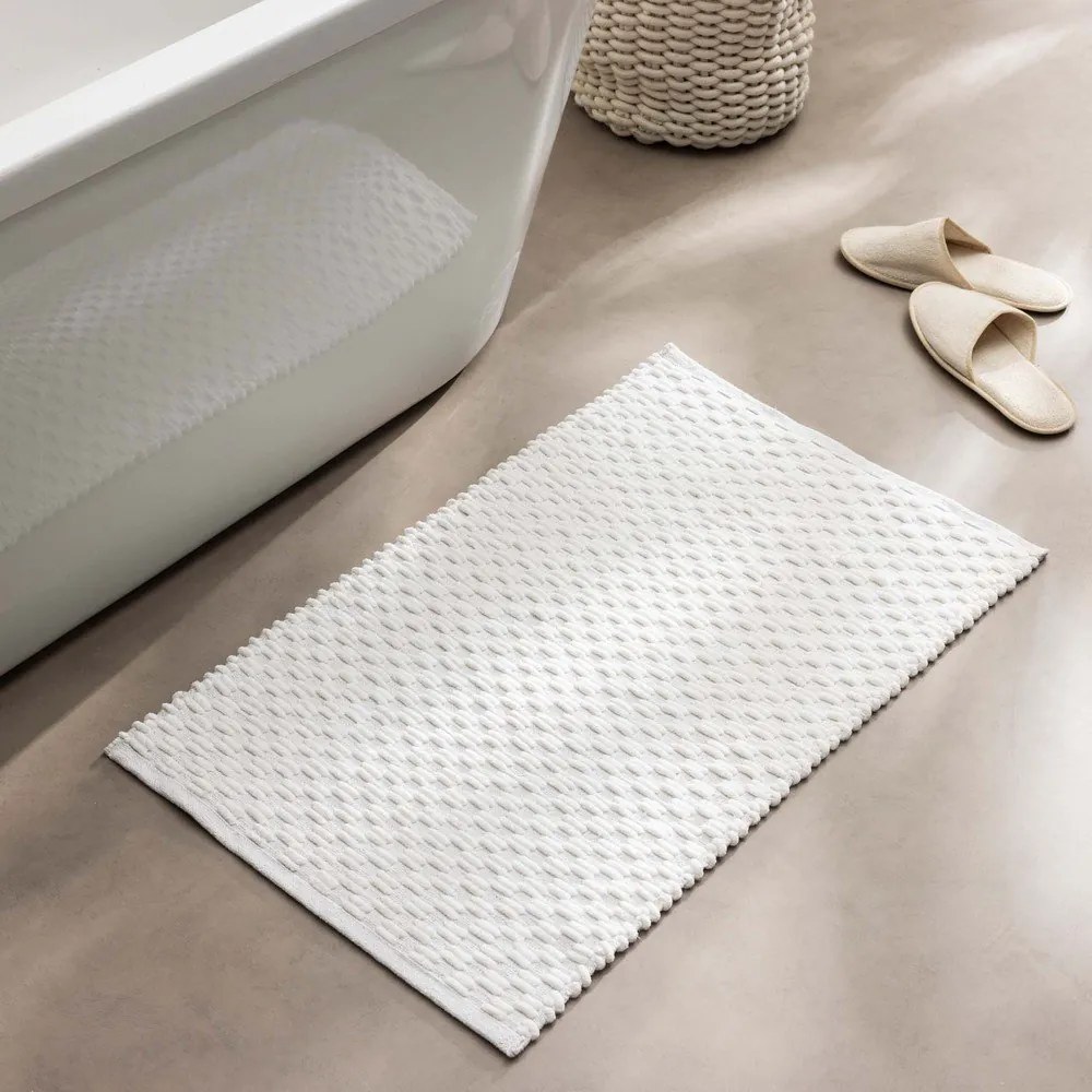 Krémszínű fürdőszobai kilépő 50x80 cm Lois – douceur d'intérieur