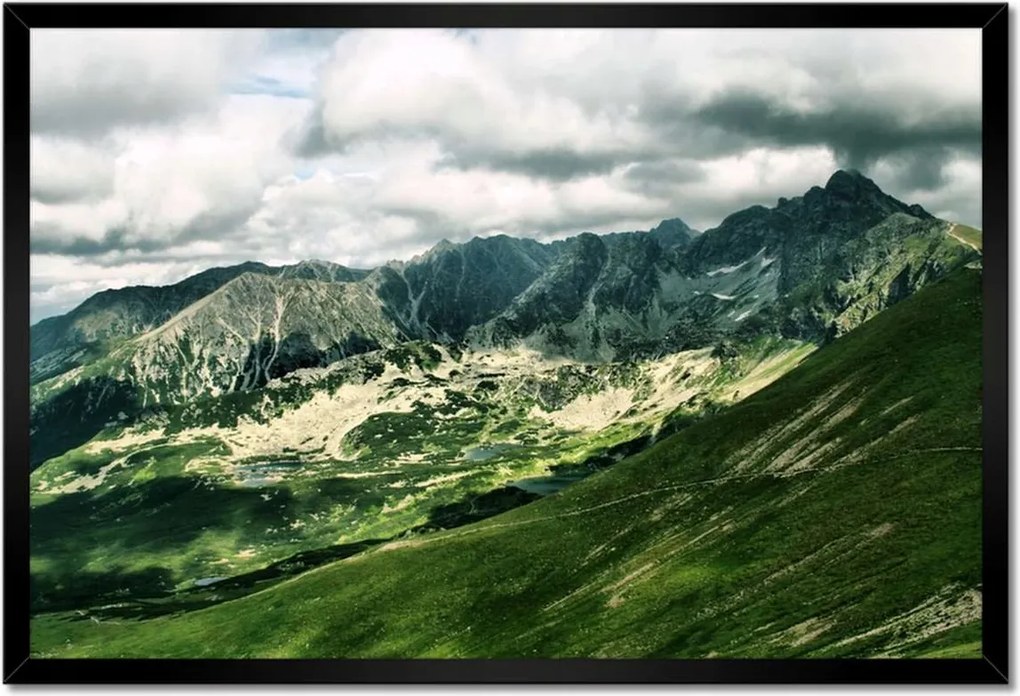 Poszterek keretben 60x40 Tátra Lengyel hegyek Kilátás