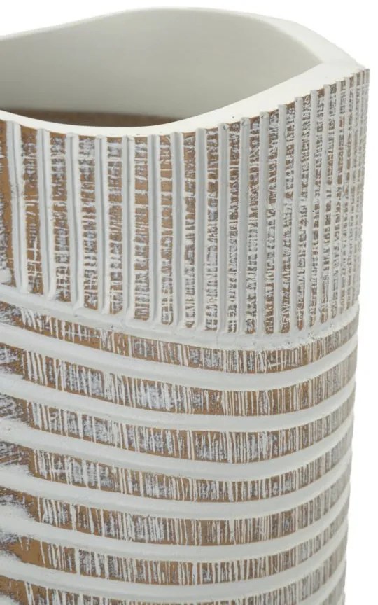 Váza gyanta fa ø 18x45cm