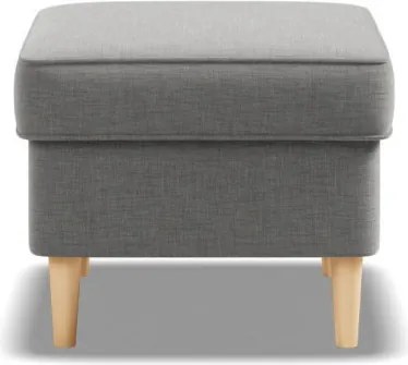 Uszak lábtartó, fonott, szürke