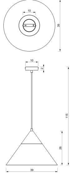 Csillár zsinóron SINGLE 1xE27/15W/230V fehér/bükkfa