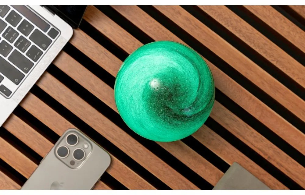 Sötétbarna USB fénydekoráció ø 12 cm Sand Storm – Gingko