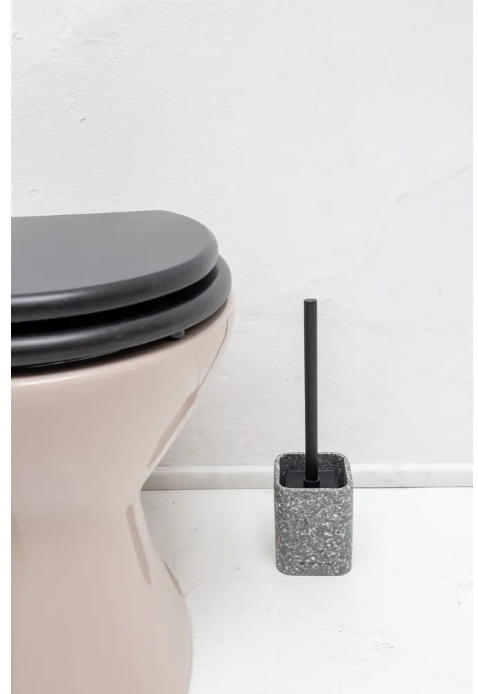 Szürke poligyanta WC-kefe Tom Tailor T-Terrazzo – Wenko
