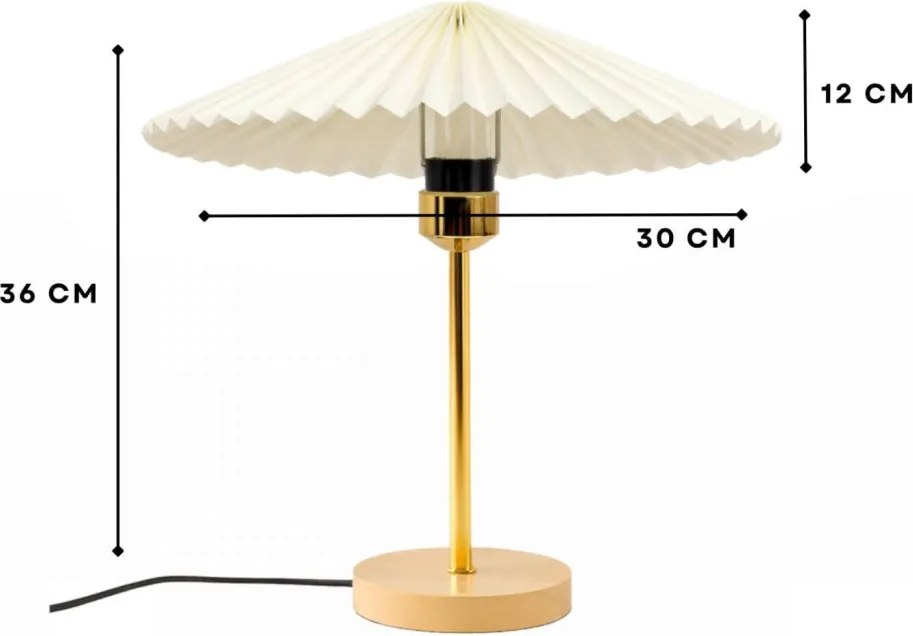 Fém éjjeli lámpa, Ø30 cm – TR780SGN2163
