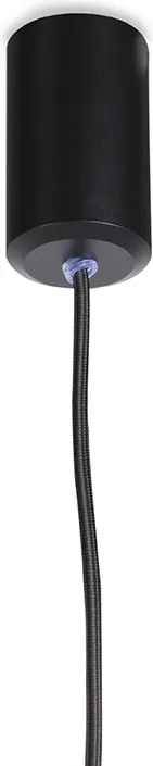 Okos design függőlámpa fekete, WiFi GU10 fényforrással - Tuba Small