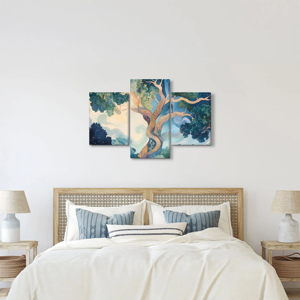 Kép – Kozmikus fa (90x60 cm)