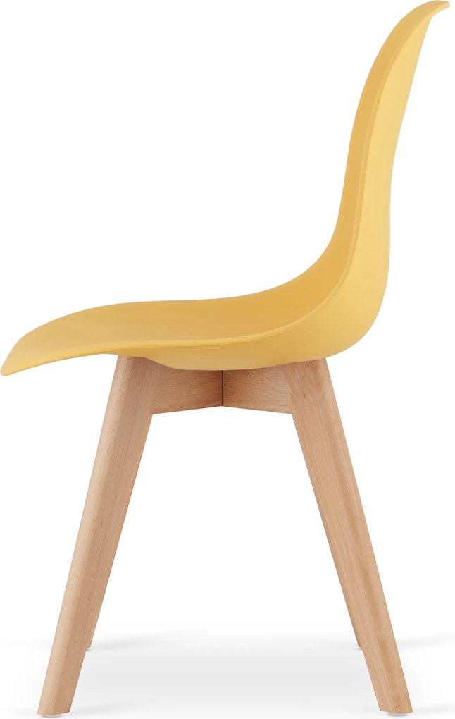AKCIÓ Mustár színű KITO szék bükkfa lábakkal II. osztály