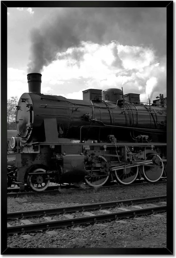Poszterek keretben 40x60 Wolsztyński gőzmozdony TR565