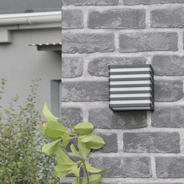 MAXWELL LED 10W 230V IP54 kültéri fali lámpa antracit