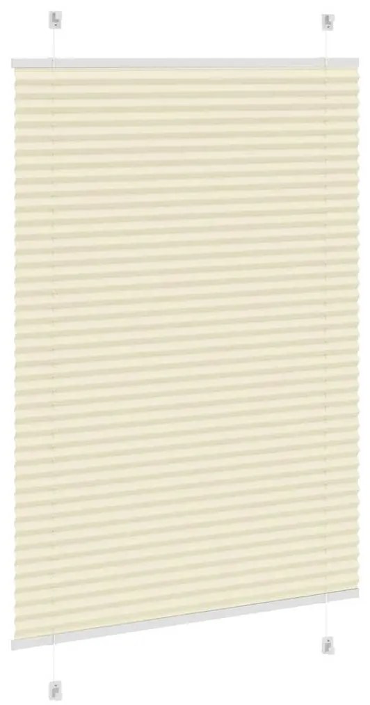 pliszírozott redőny krém 100x100 cm szövetszélesség 99,4 cm