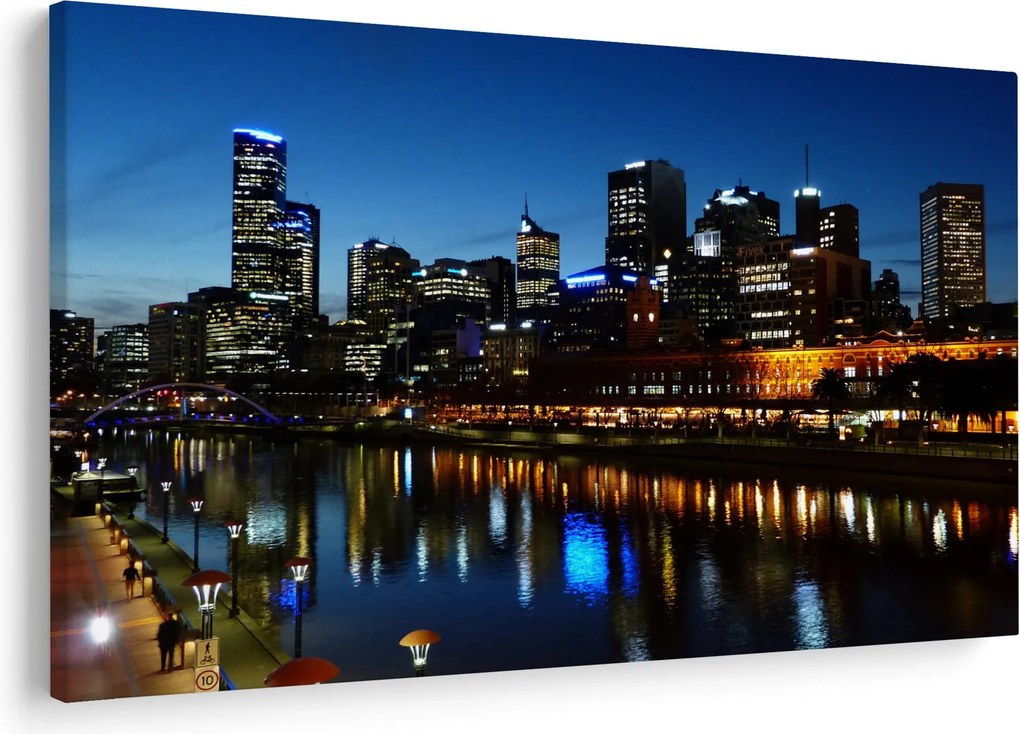 Éjszaka Melbourne-ben (90x60 cm)