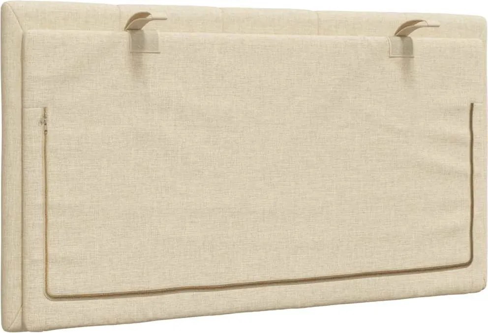 krémszínű szövet fejtámla párna Hanko 80 cm