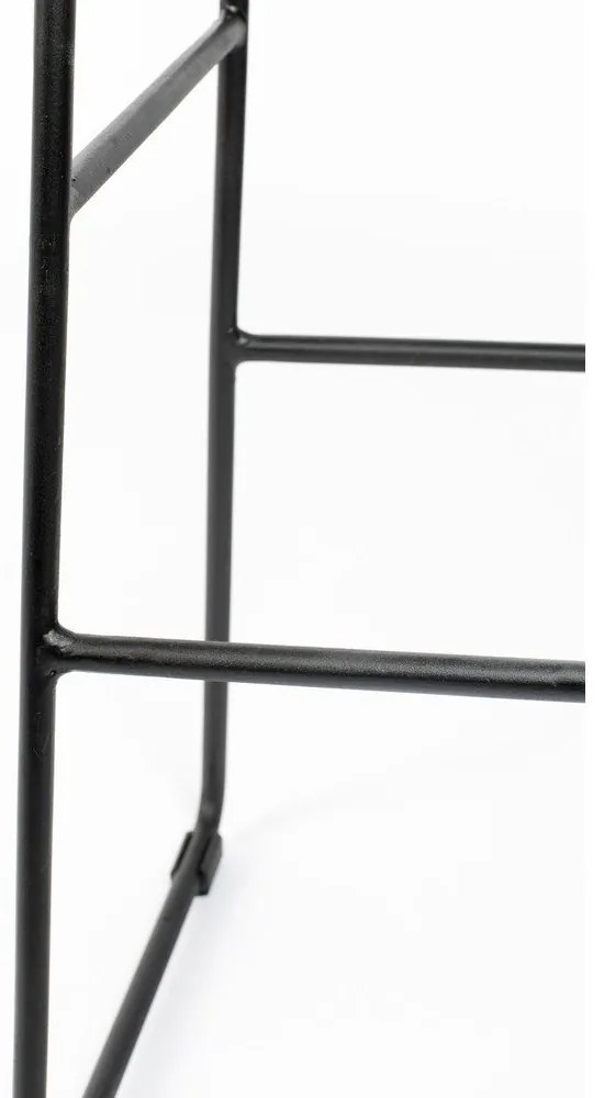 Fekete bárszék szett 2 db-os (ülésmagasság 62 cm) Tangle – White Label