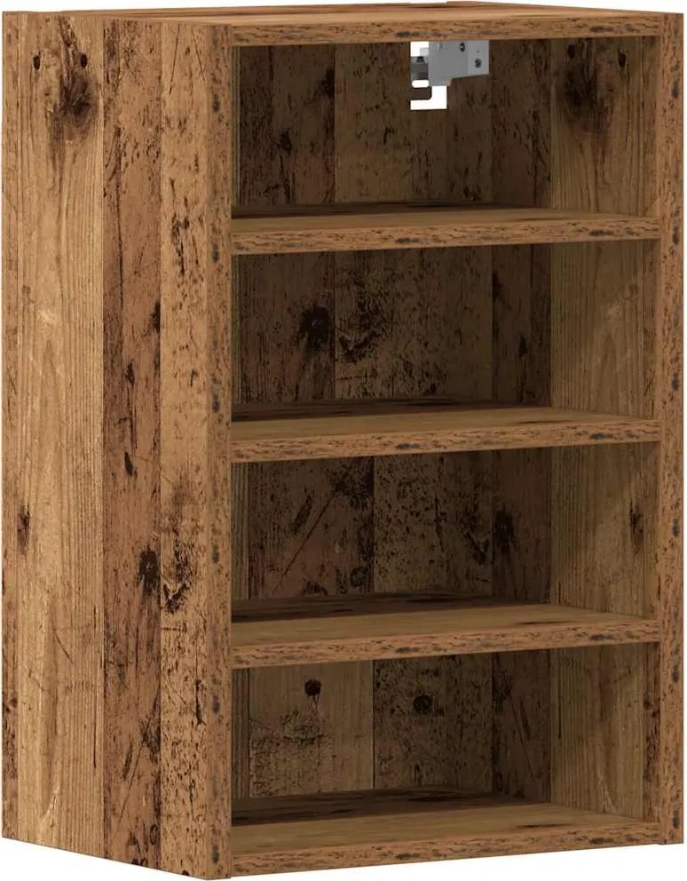 vidaXL “Riga” antik fa színű szerelt fa függőszekrény 40x29,5x60 cm