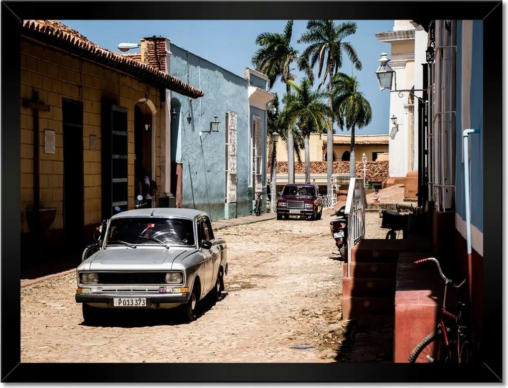 Poszterek keretben 40x30 Lada Kubai taxik