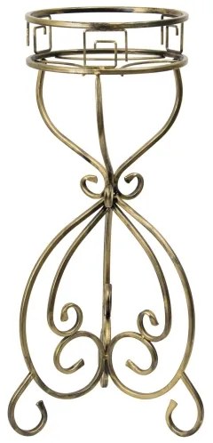 Virágállvány 76x32 cm arany