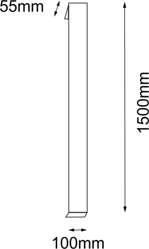 AMPLEX 9925 HIKONE Modern Kültéri Fali Lámpa Antracit LED IP54