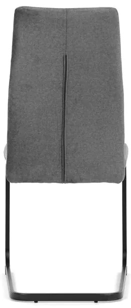 Szürke Bársony Étkezőszék. DCL-X7018 GREY2