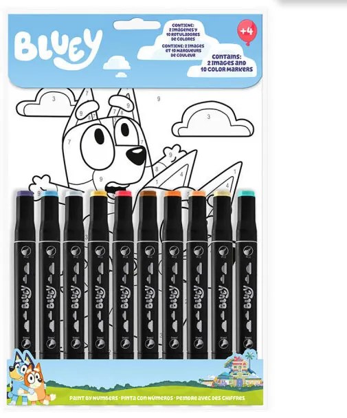 Bluey Life számos színező